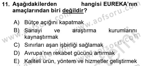 Girişimcilik Dersi 2023 - 2024 Yılı (Final) Dönem Sonu Sınav Soruları 11. Soru