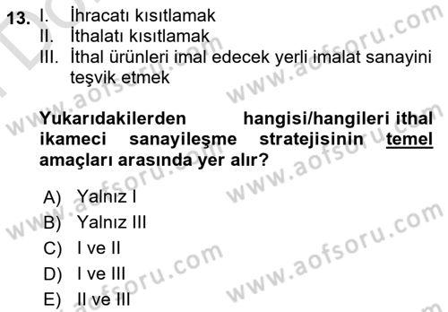 Girişimcilik Dersi 2023 - 2024 Yılı (Final) Dönem Sonu Sınav Soruları 13. Soru