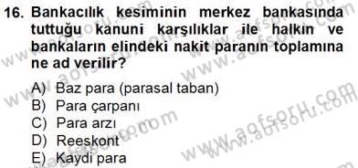 Ekonomik Analiz Dersi 2012 - 2013 Yılı (Final) Dönem Sonu Sınav Soruları 16. Soru