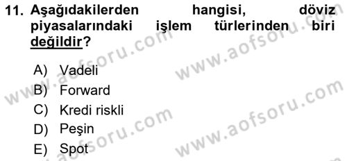 Ekonomik Analiz Dersi 2015 - 2016 Yılı (Final) Dönem Sonu Sınav Soruları 11. Soru