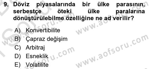 Ekonomik Analiz Dersi 2015 - 2016 Yılı (Final) Dönem Sonu Sınav Soruları 9. Soru