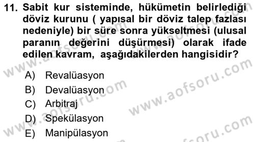 Ekonomik Analiz Dersi 2016 - 2017 Yılı (Final) Dönem Sonu Sınav Soruları 11. Soru