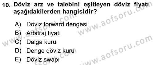 Ekonomik Analiz Dersi 2018 - 2019 Yılı (Final) Dönem Sonu Sınav Soruları 10. Soru