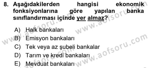 Ekonomik Analiz Dersi 2023 - 2024 Yılı (Final) Dönem Sonu Sınav Soruları 8. Soru