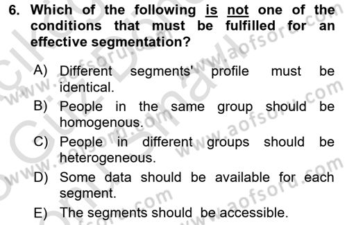 Introduction to Business Dersi 2022 - 2023 Yılı (Final) Dönem Sonu Sınav Soruları 6. Soru