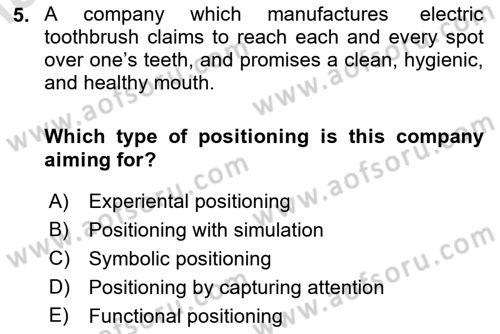 Introduction to Business Dersi 2023 - 2024 Yılı (Final) Dönem Sonu Sınav Soruları 5. Soru