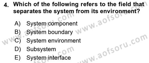 Business Information Systems Dersi 2018 - 2019 Yılı (Final) Dönem Sonu Sınav Soruları 4. Soru