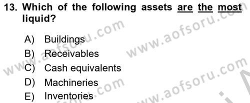 Business Information Systems Dersi 2018 - 2019 Yılı Yaz Okulu Sınav Soruları 13. Soru