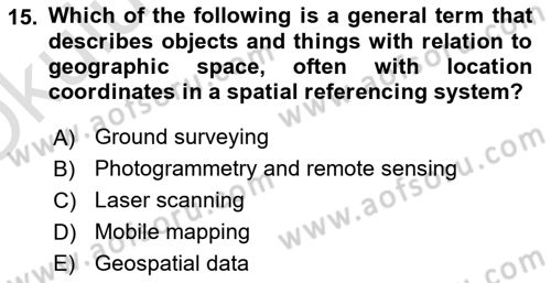 Business Information Systems Dersi 2020 - 2021 Yılı Yaz Okulu Sınav Soruları 15. Soru