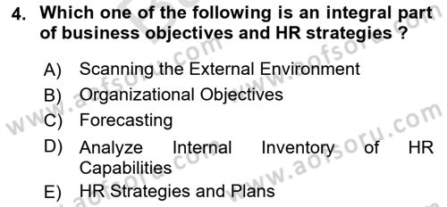 Business Information Systems Dersi 2021 - 2022 Yılı (Final) Dönem Sonu Sınav Soruları 4. Soru