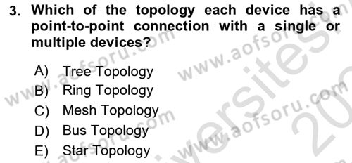 Business Information Systems Dersi 2023 - 2024 Yılı Yaz Okulu Sınav Soruları 3. Soru
