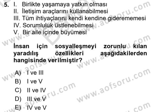 İşletme İletişimi Dersi 2023 - 2024 Yılı (Final) Dönem Sonu Sınav Soruları 5. Soru