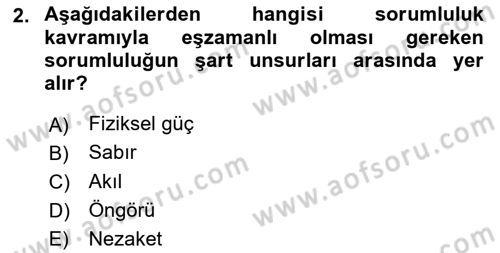 İşletmelerde Sosyal Sorumluluk Ve Etik Dersi 2021 - 2022 Yılı Yaz Okulu Sınav Soruları 2. Soru