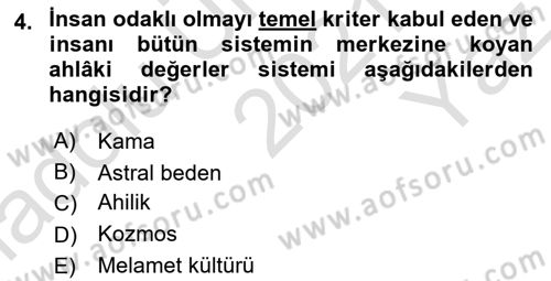İşletmelerde Sosyal Sorumluluk Ve Etik Dersi 2021 - 2022 Yılı Yaz Okulu Sınav Soruları 4. Soru