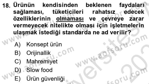 İşletmelerde Sosyal Sorumluluk Ve Etik Dersi 2022 - 2023 Yılı Yaz Okulu Sınav Soruları 18. Soru