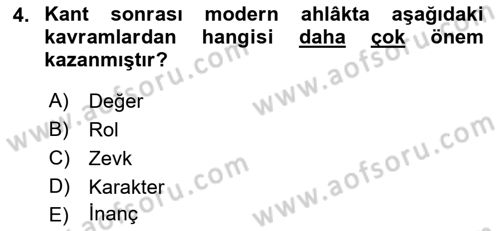 İşletmelerde Sosyal Sorumluluk Ve Etik Dersi 2022 - 2023 Yılı Yaz Okulu Sınav Soruları 4. Soru