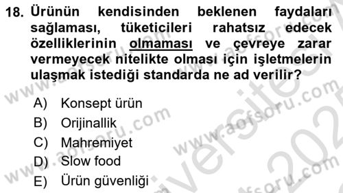 İşletmelerde Sosyal Sorumluluk Ve Etik Dersi 2024 - 2025 Yılı Yaz Okulu Sınav Soruları 18. Soru