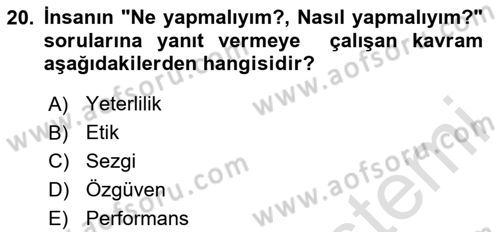 İşletmelerde Sosyal Sorumluluk Ve Etik Dersi 2024 - 2025 Yılı Yaz Okulu Sınav Soruları 20. Soru