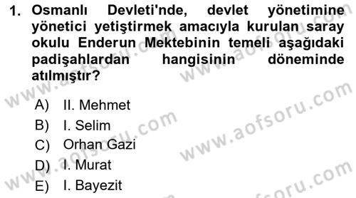 Kamu Yönetimi Dersi 2021 - 2022 Yılı (Final) Dönem Sonu Sınav Soruları 1. Soru
