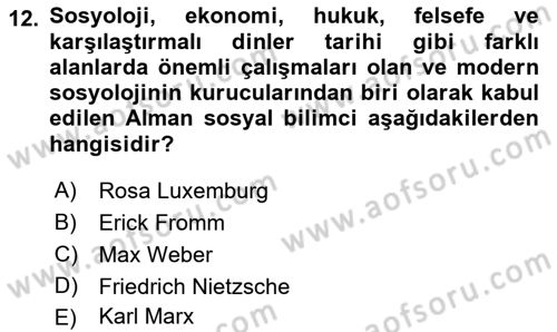 Kamu Yönetimi Dersi 2022 - 2023 Yılı (Vize) Ara Sınav Soruları 12. Soru