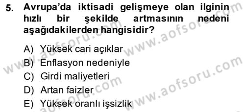 Girişimcilik ve İş Kurma Dersi 2014 - 2015 Yılı Tek Ders Sınav Soruları 5. Soru