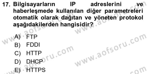İşletme Bilgi Sistemleri Dersi 2025 - 2026 Yılı Yaz Okulu Sınav Soruları 17. Soru