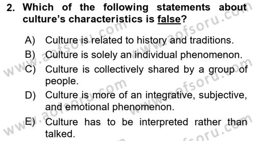 Organization Theory and Design Dersi 2021 - 2022 Yılı Yaz Okulu Sınav Soruları 2. Soru