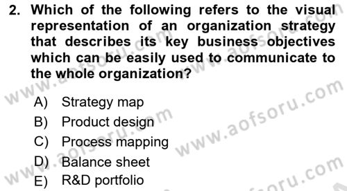 Organization Theory and Design Dersi 2023 - 2024 Yılı (Vize) Ara Sınav Soruları 2. Soru