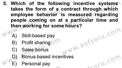 Organization Theory and Design Dersi 2024 - 2025 Yılı Yaz Okulu Sınav Soruları 5. Soru
