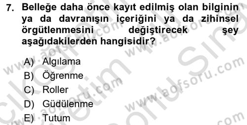 Pazarlamaya Giriş Dersi 2023 - 2024 Yılı (Final) Dönem Sonu Sınav Soruları 7. Soru