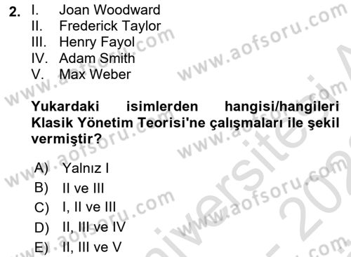 Teknoloji, İnnovasyon Ve Girişimcilik Dersi 2021 - 2022 Yılı (Vize) Ara Sınav Soruları 2. Soru