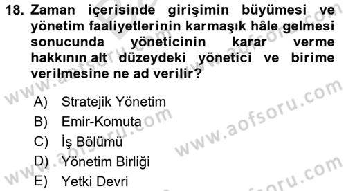 Teknoloji, İnnovasyon Ve Girişimcilik Dersi 2023 - 2024 Yılı (Final) Dönem Sonu Sınav Soruları 18. Soru