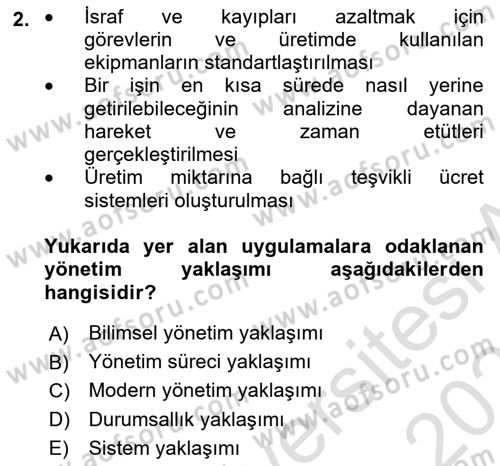 Teknoloji, İnnovasyon Ve Girişimcilik Dersi 2024 - 2025 Yılı (Final) Dönem Sonu Sınav Soruları 2. Soru