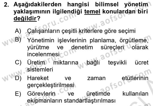 Teknoloji,İnnovasyon Ve Girişimcilik Dersi 2023 - 2024 Yılı Yaz Okulu Sınav Soruları 2. Soru
