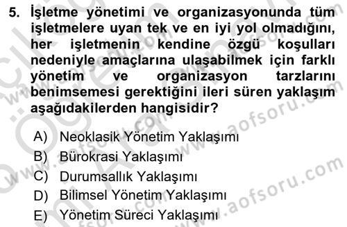 Teknoloji,İnnovasyon Ve Girişimcilik Dersi Ara Sınavı Deneme Sınav Soruları 5. Soru