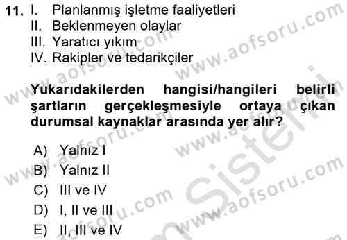 Teknoloji,İnnovasyon Ve Girişimcilik Dersi 2024 - 2025 Yılı Yaz Okulu Sınav Soruları 11. Soru