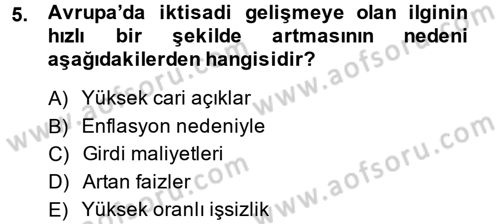 Girişimcilik ve İş Kurma Dersi 2014 - 2015 Yılı Tek Ders Sınav Soruları 5. Soru
