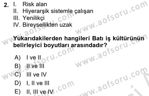 Girişimcilik ve İş Kurma -x Dersi 2022 - 2023 Yılı Yaz Okulu Sınav Soruları 2. Soru