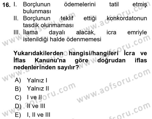Girişimcilik ve İş Kurma -x Dersi 2023 - 2024 Yılı (Final) Dönem Sonu Sınav Soruları 16. Soru