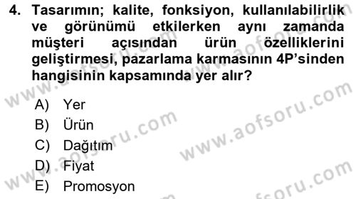 Girişimcilik ve İş Kurma -x Dersi 2023 - 2024 Yılı (Final) Dönem Sonu Sınav Soruları 4. Soru