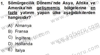 Uluslararası İşletmecilik Dersi 2013 - 2014 Yılı Tek Ders Sınav Soruları 1. Soru