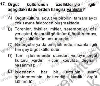 Uluslararası İşletmecilik Dersi 2013 - 2014 Yılı Tek Ders Sınav Soruları 17. Soru