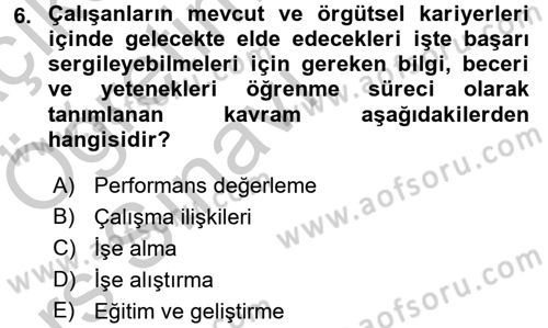 Uluslararası İşletmecilik Dersi 2016 - 2017 Yılı 3 Ders Sınav Soruları 6. Soru