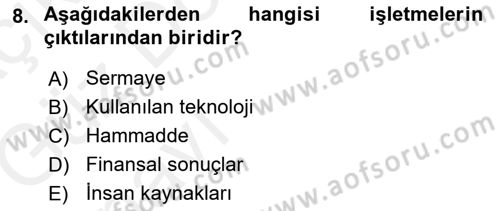 Uluslararası İşletmecilik Dersi 2018 - 2019 Yılı Tek Ders Sınav Soruları 8. Soru