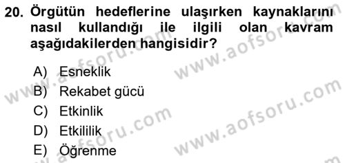 Uluslararası İşletmecilik Dersi 2022 - 2023 Yılı (Vize) Ara Sınav Soruları 20. Soru