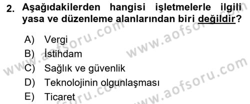 Uluslararası İşletmecilik Dersi 2025 - 2026 Yılı (Final) Dönem Sonu Sınav Soruları 2. Soru