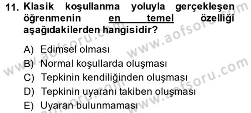 Yönetimde Güncel Yaklaşımlar Dersi 2014 - 2015 Yılı (Vize) Ara Sınavı 11. Soru