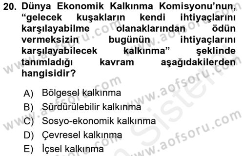 Yönetimde Güncel Yaklaşımlar Dersi 2015 - 2016 Yılı Tek Ders Sınav Soruları 20. Soru