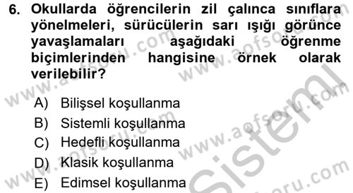 Yönetimde Güncel Yaklaşımlar Dersi 2016 - 2017 Yılı 3 Ders Sınav Soruları 6. Soru