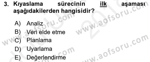 Yönetimde Güncel Yaklaşımlar Dersi 2017 - 2018 Yılı 3 Ders Sınav Soruları 3. Soru